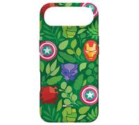 Marvel We are Groot Avengers & Spider-Man Symbols and Leaves Coque pour iPhone Air