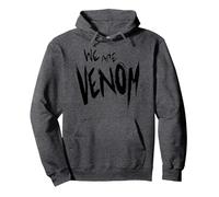 Marvel We are Venom Large Text Sweat à Capuche, Unisexe pour Adultes, Chiné Foncé, M