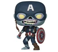 Marvel What If Zombie Funko Pop Figurine Captain America Exclusive 25cm