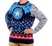 Marvel Winter Soldier Pull de Noël pour homme ou femme, Multicolore, XS