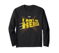 Marvel Wolverine Game I Ain't No Hero X-Logo & Claw Slash Manche Longue