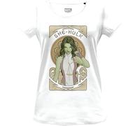 Marvel WOMARCOTS023 T-Shirt, Rose Pale, XL Femme