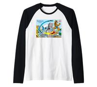 Marvel World of The Fantastic Four! Retro Vintage Comic Art Manche Raglan
