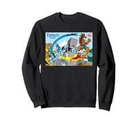 Marvel World of The Fantastic Four! Retro Vintage Comic Art Sweatshirt