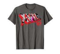 Marvel X-Men '97 Heros Face Portraits on Classic X-Men Logo T-Shirt