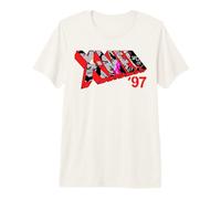 Marvel X-Men '97 Heros Face Portraits on Classic X-Men Logo T-Shirt Haut de Gamme