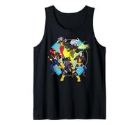 Marvel X-Men '97 Ready to Fight Wolverine Jean Grey Cyclops Débardeur