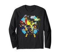 Marvel X-Men '97 Ready to Fight Wolverine Jean Grey Cyclops Manche Longue