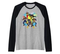 Marvel X-Men '97 Ready to Fight Wolverine Jean Grey Cyclops Manche Raglan