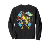 Marvel X-Men '97 Ready to Fight Wolverine Jean Grey Cyclops Sweatshirt