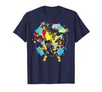 Marvel X-Men '97 Ready to Fight Wolverine Jean Grey Cyclops T-Shirt