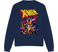 Marvel - "X-Men 97" Sweat-shirt Homme/Femme Unie TV4113 (XXL) (Bleu marine)
