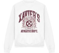Marvel - "X-Men Athletic Dept" Sweat-shirt pour homme/femme unie TV15201 (M) (Blanc)
