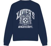 Marvel - "X-Men Athletic Dept" Sweatshirt für Herren/Damen TV3682 (S) Uni (Marineblau)
