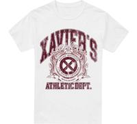 Marvel - "X-Men Athletic Dept" T-shirt pour homme TV3498 (L) (Blanc)