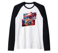 Marvel X-Men Cyclops & Cable Father's Day Dad & Son Team-Up Manche Raglan