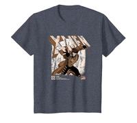 Marvel X-Men Gambit Info T-Shirt, Enfant, Bleu Chiné, 2 Ans