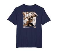 Marvel X-Men Gambit Info T-Shirt, Homme Grandes Tailles, Bleu Marine, 2X Tall