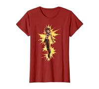 Marvel X-Men Phoenix on Fire T-Shirt, Femme, Canneberge, XXL