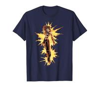 Marvel X-Men Phoenix on Fire T-Shirt, Homme, Bleu Marine, XL