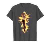 Marvel X-Men Phoenix on Fire T-Shirt, Homme, Chiné Foncé, S