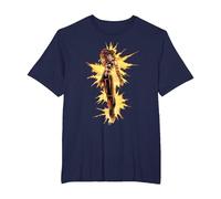 Marvel X-Men Phoenix on Fire T-Shirt, Homme Grandes Tailles, Bleu Marine, 4X Tall