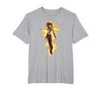 Marvel X-Men Phoenix on Fire T-Shirt, Homme Grandes Tailles, Gris Chiné, 2X Tall