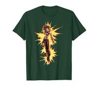 Marvel X-Men Phoenix on Fire T-Shirt, Homme, Vert Forêt, 3XL