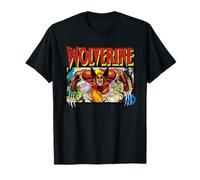 Marvel X-Men Retro Wolverine 90s T-Shirt