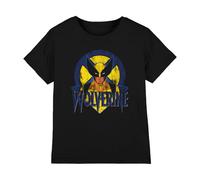 Marvel X-Men Retro Wolverine Unisex T-Shirt Enfant, 3-4 A