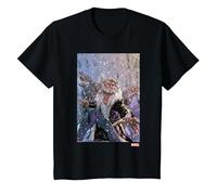 Marvel X-Men Sabretooth Dogs T-Shirt, Enfant, Noir, 10 Ans