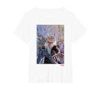 Marvel X-Men Sabretooth Dogs T-Shirt, Femme Grandes Tailles, Blanc, 5X