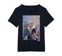 Marvel X-Men Sabretooth Dogs T-Shirt, Femme Grandes Tailles, Noir, 1X