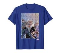 Marvel X-Men Sabretooth Dogs T-Shirt, Homme, Bleu Royal, M
