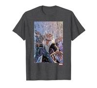 Marvel X-Men Sabretooth Dogs T-Shirt, Homme, Chiné Foncé, 6XL