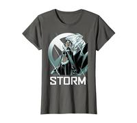 Marvel X-Men Storm The Calm Before Profile T-Shirt, Femme, Asphalte, XS