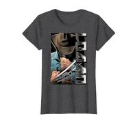 Marvel X-Men Wolverine Old Man Logan Profile T-Shirt, Femme, Chiné Foncé, 3XL