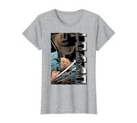 Marvel X-Men Wolverine Old Man Logan Profile T-Shirt, Femme, Gris Chiné, M