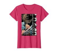 Marvel X-Men Wolverine Old Man Logan Profile T-Shirt, Femme, Rouge Chiné, L