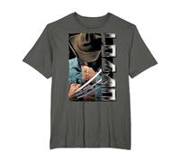 Marvel X-Men Wolverine Old Man Logan Profile T-Shirt, Homme Grandes Tailles, Asphalte, 6X Tall