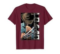 Marvel X-Men Wolverine Old Man Logan Profile T-Shirt, Homme, Marron, L