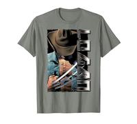Marvel X-Men Wolverine Old Man Logan Profile T-Shirt, Homme, Vert Kaki chiné, M