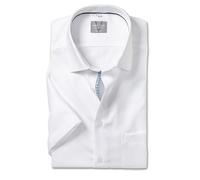 Marvelis Chemise à manches courtes pour homme, coupe confortable, unie, 13 New Kent, Blanc 00, 42