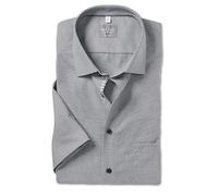 Marvelis Chemise à manches courtes pour homme, coupe confortable, unie, 13 New Kent, Mammut 66, 39