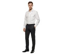 Marvelis Chemise à Manches Longues avec Poche Poitrine en Popeline Blanche, Blanc 00, 43