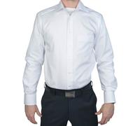 Marvelis Chemise à Manches Longues avec Poche Poitrine en Popeline Blanche, Blanc 00, 45