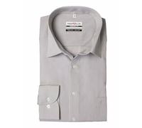Marvelis Chemise à manches longues Comfort Fit avec col New Kent uni, gris, 47