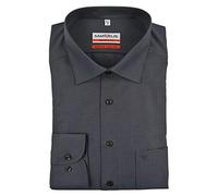 Marvelis - Chemise à manches longues, Comfort Fit, col Kent - Noir - 40