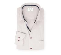 Marvelis Chemise d'affaires à manches longues pour homme, coupe moderne, motif New Kent, Bordeaux 35, 48