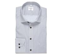 Marvelis Chemise d'affaires à manches longues pour homme, impression rotative, coupe moderne, New Kent, Naturel 22, 43